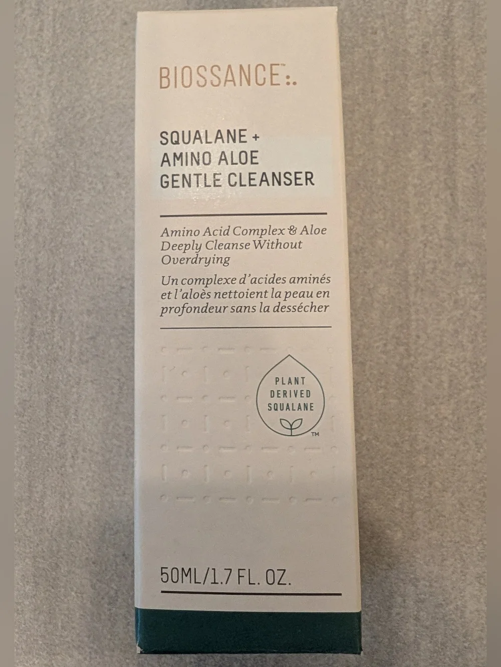 Biossance Squalane + Amino Aloe Gentle Cleanser 50ml NIB